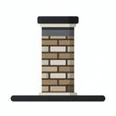 Chimney repair icon