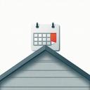 Roof maintenance icon